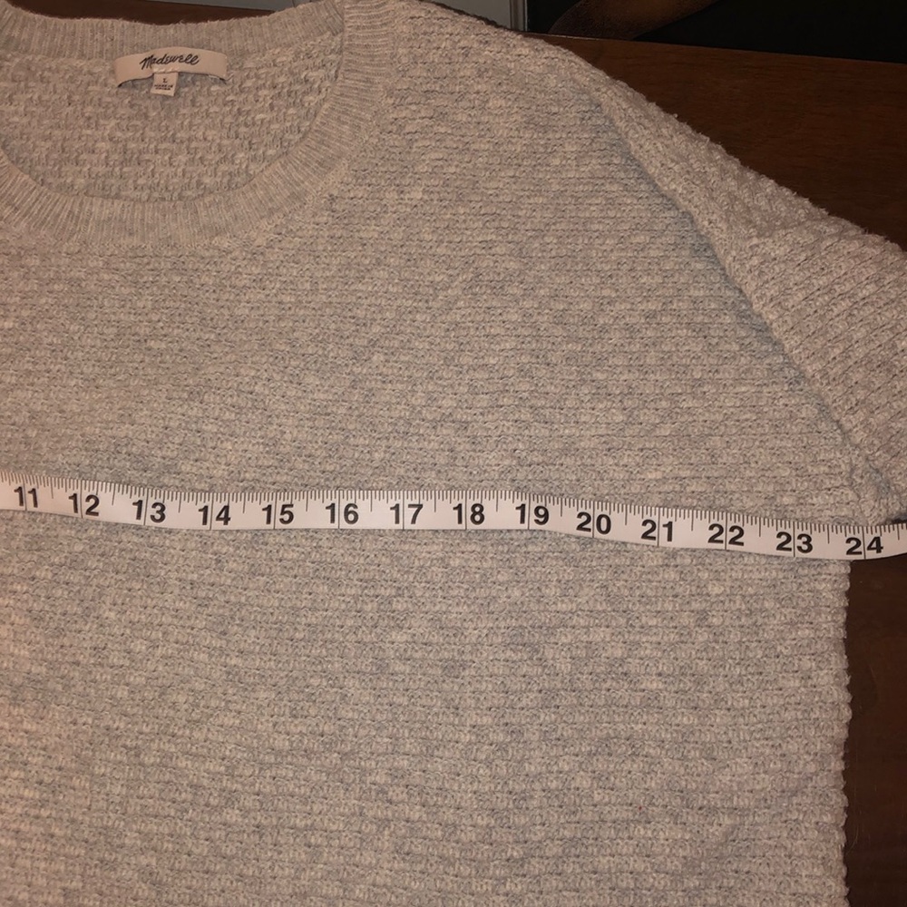 Madewell Gray Pullover Sweater Large - Picture 8 of 8